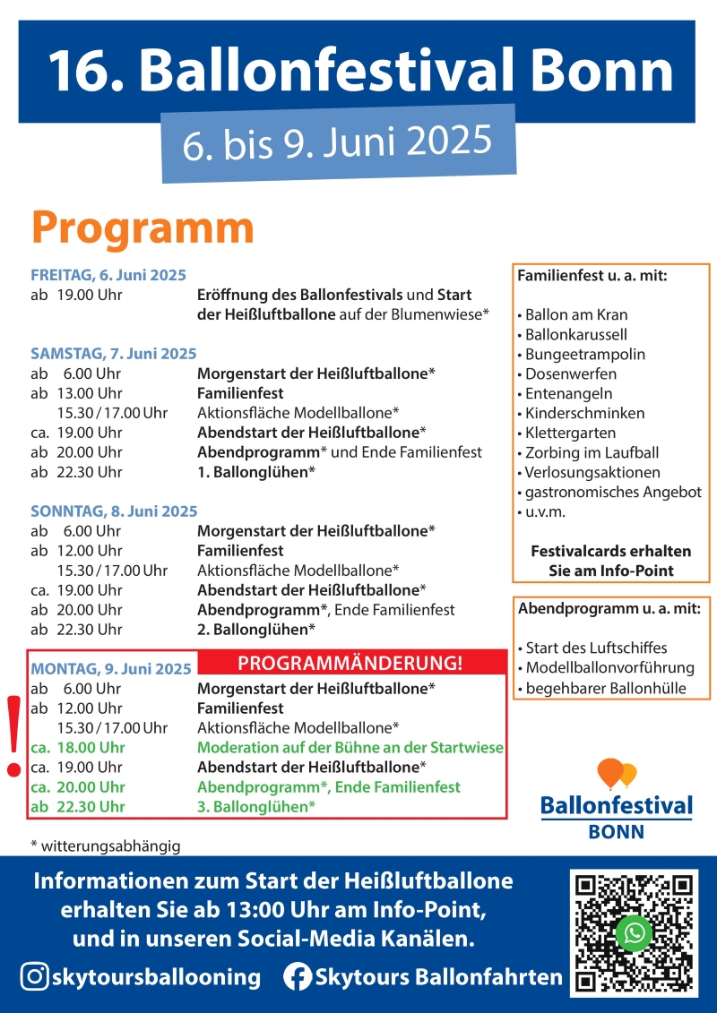 Ballonfestival Bonn_Programmaenderung