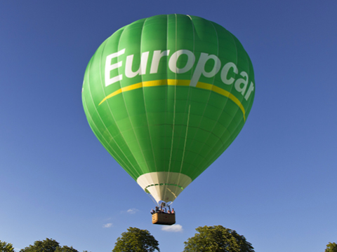 Europcar-Heiluftballon