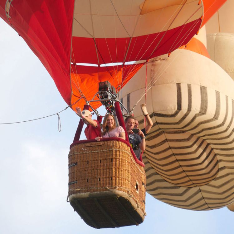 Ballonfahrt beim Ballonfestival Bonn
