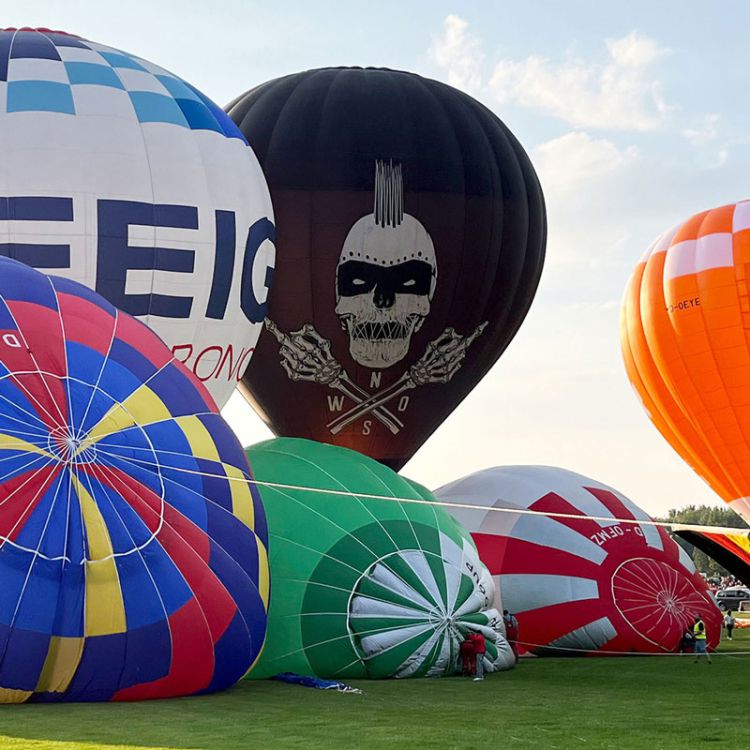 Ballonstart beim Ballonfestival Bonn