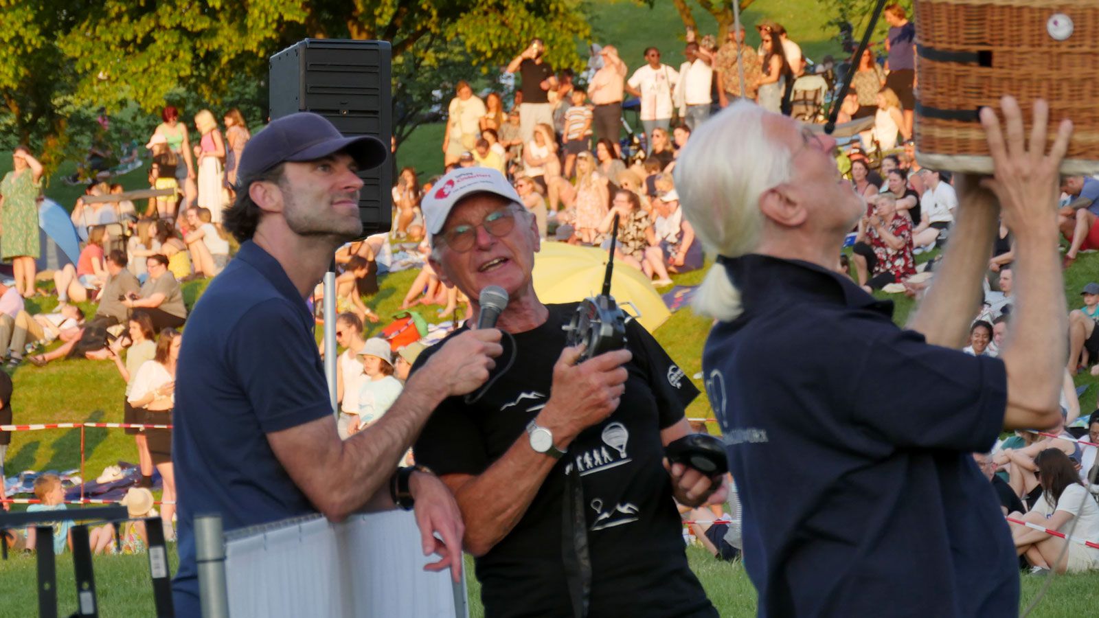 Moderation beim Ballonfestival Bonn in der Rheinaue