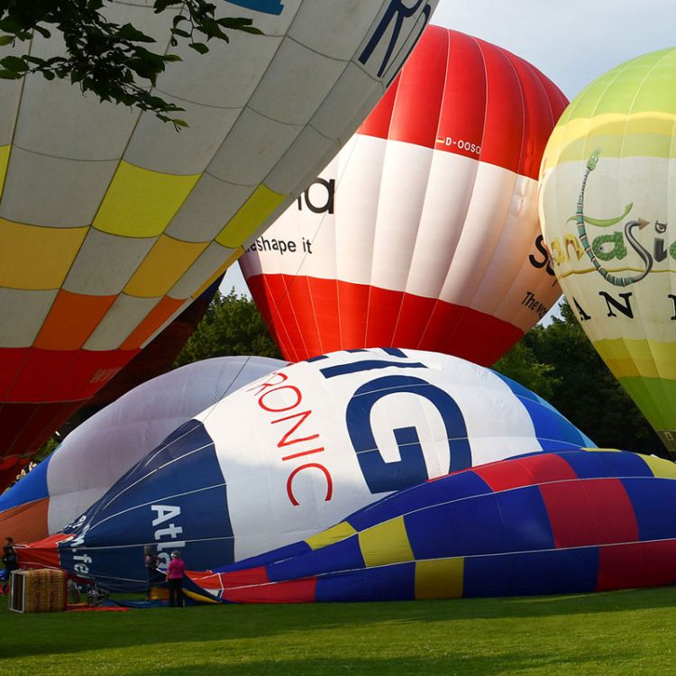 Ballonstart beim Ballonfestival Bonn