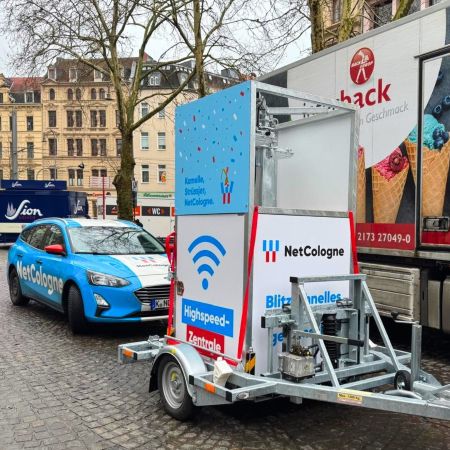 Kostenloses WLAN powered by NetCologne