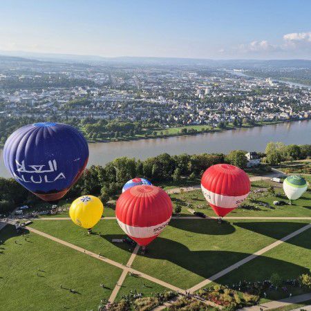 Ballonstart in Koblenz