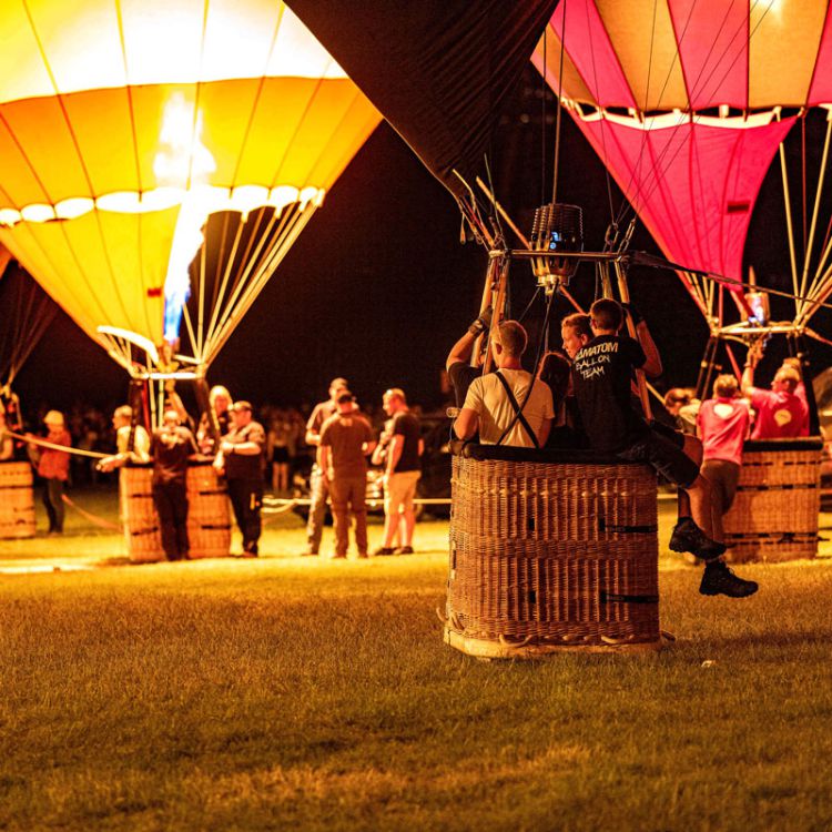 Volunteers beim Nightglow